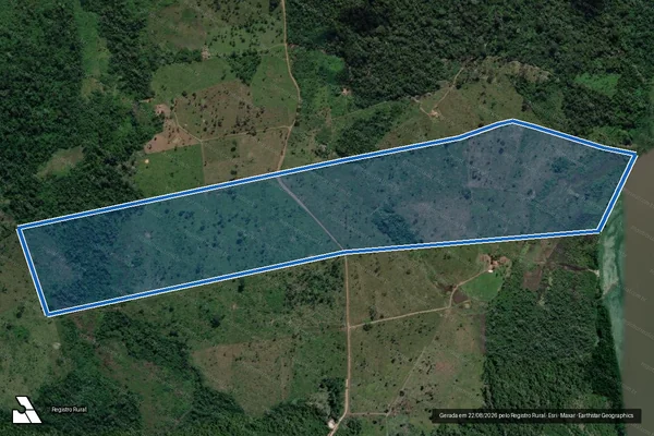 Imagem de satélite de PA POMBAL - LOTE 250 / LOTE 250