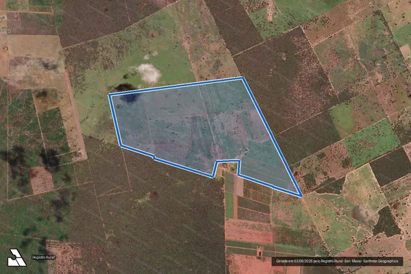 Imagem de satélite de Fazenda Agrivale - Parte 1 em Jaíba - MG