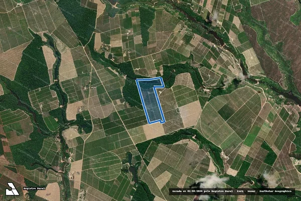 Imagem de satélite de Sitio Menegardo - Parte 1 em Jaguaré - ES