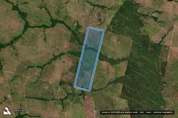 Imagem de satélite de Fazenda Vaca Preta - Lote 14 (PICBS - GL E) - Parte 01 em Arapoema - TO