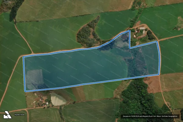 Imagem de satélite de LOTE RURAL N.177 ? GLEBA 6 ? IMÓVEL TRACUTINGA - Parte 2 em Dionísio Cerqueira - SC
