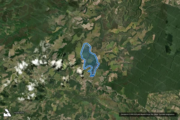 Imagem de satélite de FAZENDA VISTA ALEGRE - Matrícula 1595, 5802 em Santa Cruz Cabrália - BA
