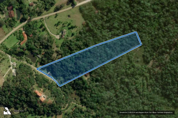 Imagem de satélite de LOTE 15 - Parte 1 em São José dos Pinhais - PR