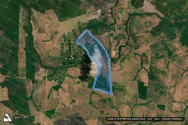 Imagem de satélite de FAZENDA NOSSA SENHORA DO PERPÉTUO SOCORRO - PARTE 1 em Ribamar Fiquene - MA