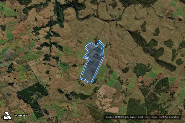Imagem de satélite de FAZENDA MORRO AGUDO - FAZENDA MORRO AGUDO em São José dos Ausentes - RS