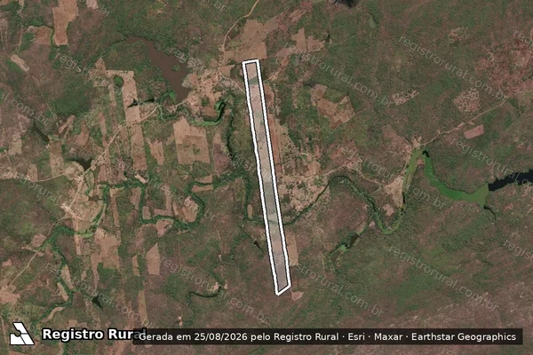 Imagem de satélite de SITIO SAO BENEDITO - Parte 1 em Aiuaba - CE
