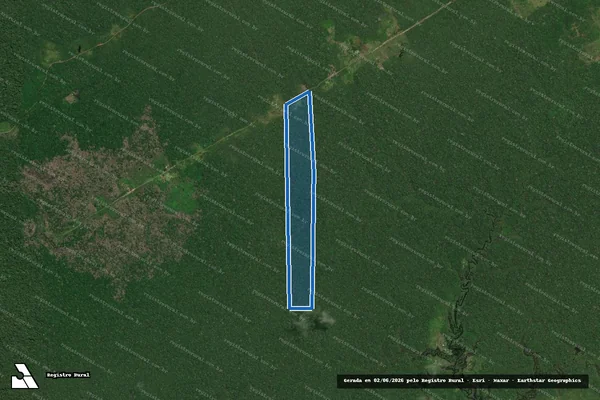 Imagem de satélite de MANAQUIRI - GLEBA 08 - Lote 41 - IMÓVEL MANAQUIRI em Careiro - AM