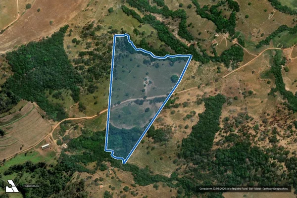 Imagem de satélite de Fazenda São Sebastião da Vargem Grande e Artiaga - Gleba 02 em Itapuranga - GO