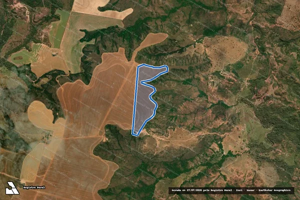 Imagem de satélite de FAZENDA MOSQUITO CHAPADÃO - Parte 1 em Guiratinga - MT