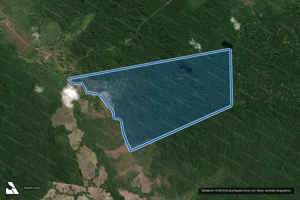 Imagem de satélite de FAZENDA TE-CHAGA-U - Gleba B em Dom Eliseu - PA