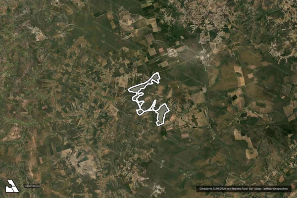 Imagem de satélite de FAZENDA RIBEIRÃO - Parte 2 em Montezuma - MG
