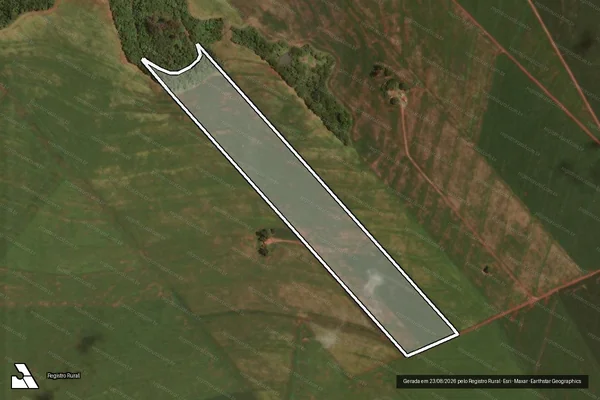Imagem de satélite de LOTE Nº 11 - Matrícula 554 em Rancho Alegre D'Oeste - PR