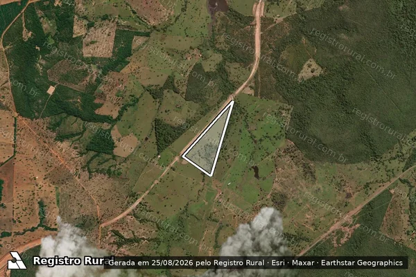 Imagem de satélite de FAZENDA MATA ALTA ? GLEBA 02 - GLEBA ? 02 em Pilar de Goiás - GO