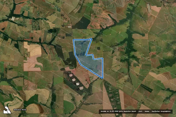 Imagem de satélite de FAZENDA LOCATELLI - Parte 1 em Jaguapitã - PR
