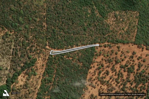 Imagem de satélite de Fazenda das Chagas Rochas - 03 em Santo Antônio do Monte - MG