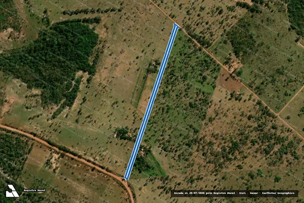 Imagem de satélite de Projeto de Assentamento Corguinho - Estrada Vicinal 13 em Corguinho - MS