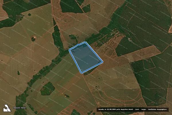 Imagem de satélite de Fazenda Coqueiro - Gleba I - A (Remanescente) - Parte 1 em Campo Grande - MS