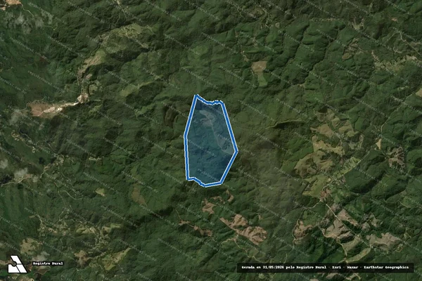 Imagem de satélite de FAZENDA DO PASSA VINTE  - Matrícula 2885 em Bocaiúva do Sul - PR