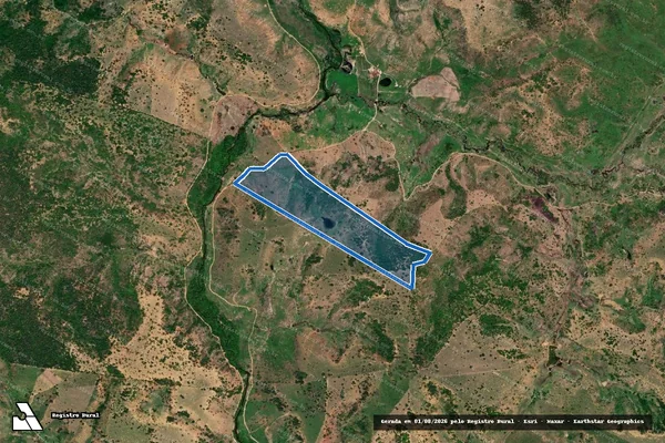 Imagem de satélite de Fazenda Santa Izabel - Parte 2 em Itanhém - BA