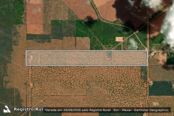 Imagem de satélite de Lote 40 -VAM - Parte 1 em Serra do Mel - RN
