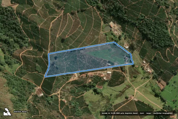 Imagem de satélite de Sitio Mae Rainha - Parcela 1 em Caconde - SP