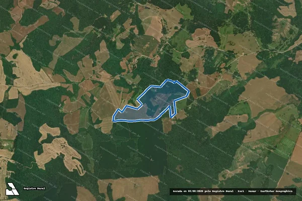 Imagem de satélite de FAXINAL DOS PRETOS - Matrícula 8795, 11434 em Lapa - PR