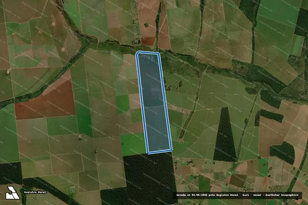 Imagem de satélite de FAZENDA IGUAÇU em Itaquiraí - MS