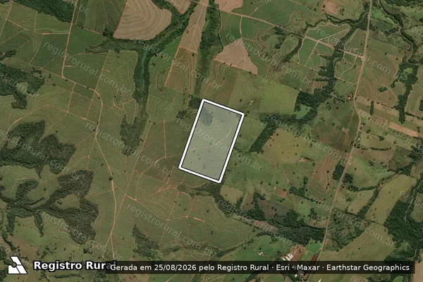 Imagem de satélite de Sítio Pitanga - Sitio Pitanga em Martinópolis - SP