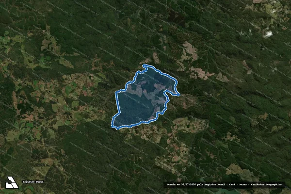 Imagem de satélite de Fazenda São Lourenço - Parte 1 em Palmas - PR