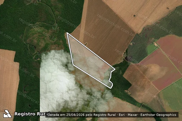 Imagem de satélite de Lote ? 103 - Parte 1 em Ribeirão Cascalheira - MT