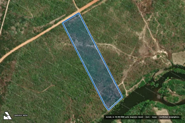 Imagem de satélite de LOTE 1267 - SÍTIO LAGOINHA DO RIO - Parte 1 em Cascavel - CE