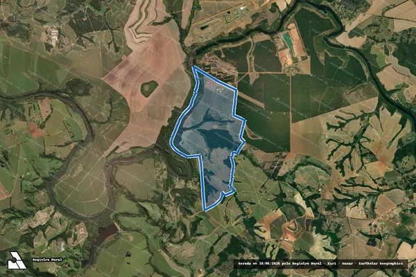 Imagem de satélite de FAZENDA NOVO HORIZONTE - Parcela 1 em Itu - SP
