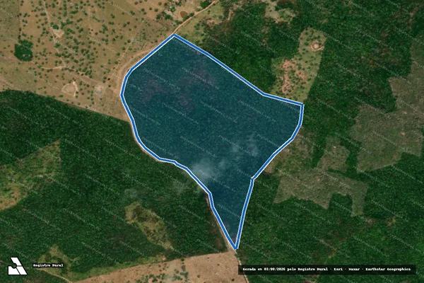 Imagem de satélite de FAZENDA NOVA - PARCELA 03 em Buritirana - MA
