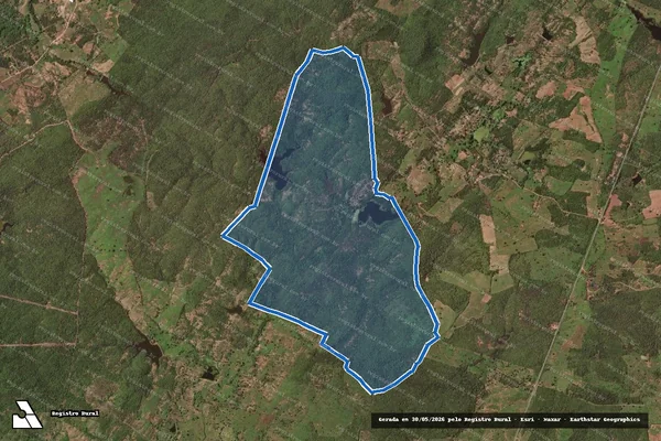 Imagem de satélite de Fazenda Nova - Parcela 1 em São João do Rio do Peixe - PB