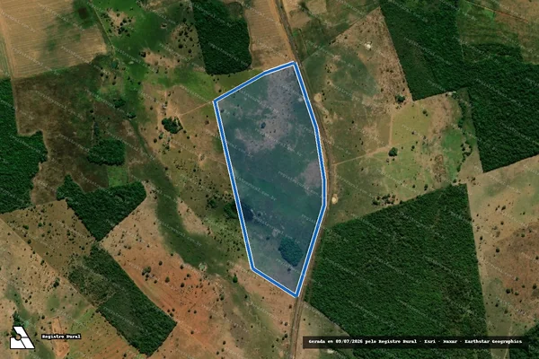 Imagem de satélite de Gleba Canabrava – Area 3 – LOTE 148 / Lote 148 – parte b