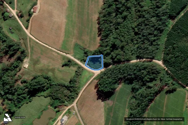 Imagem de satélite de IMÓVEL RURAL MATR. 16.823 ? RIO CARLOTA - Parte 2 em Orleans - SC