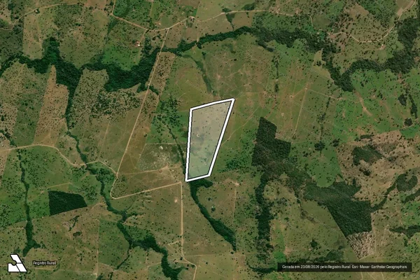 Imagem de satélite de FAZENDA SANTA CLARA - Parte 1 em Vale de São Domingos - MT