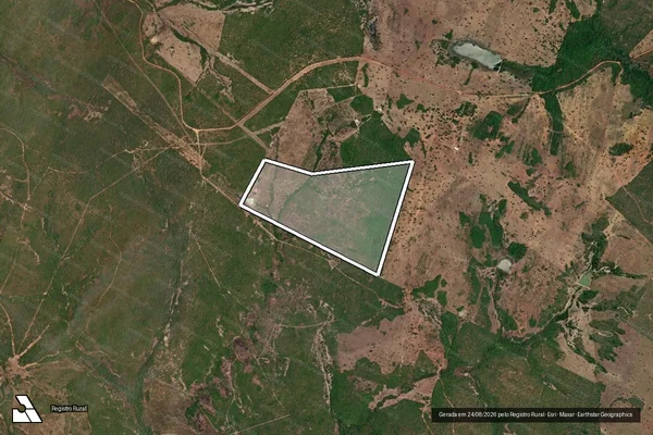 Imagem de satélite de FAZENDA SANTA MARIA - Gleba 2 em São Valério - TO