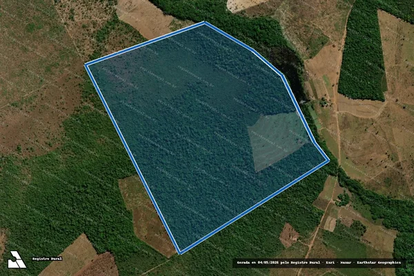 Imagem de satélite de FAZENDA SALGADO - Gleba GLEBA 01 em Estreito - MA
