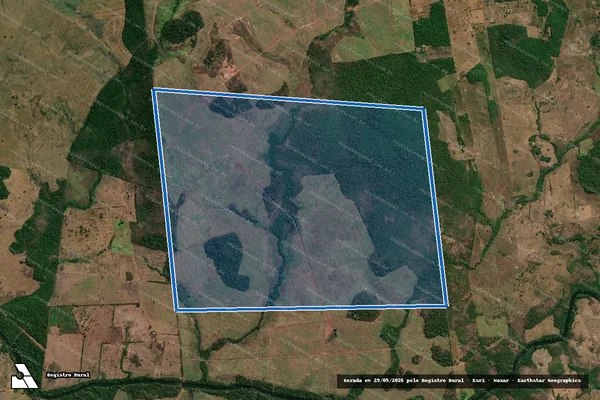 Imagem de satélite de FAZENDA BACURIZAL II - Parte 001 em Ribamar Fiquene - MA