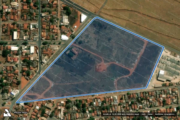 Imagem de satélite de FAZENDA ARROZAL ? RECANTO FRANKLIN - Parte 1 em Trindade - GO