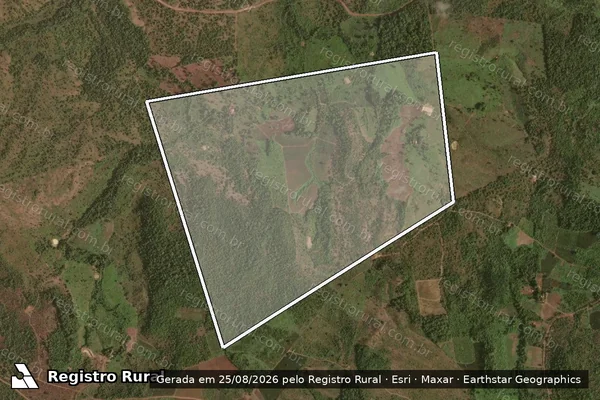 Imagem de satélite de FAZENDA SANTA TEREZA - Parte 1 em Floresta do Araguaia - PA