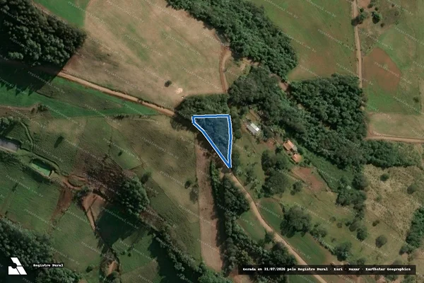 Imagem de satélite de PARTE LOTE RURAL 77 - Gleba A em Seara - SC