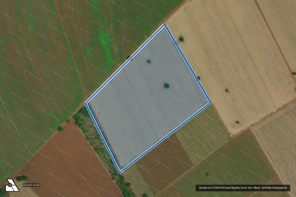 Imagem de satélite de Fazenda São Sebastião - Parcela 1 em Capinópolis - MG