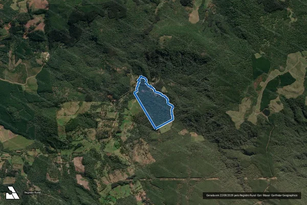 Imagem de satélite de Sitio Gomes - Transcrição 25653 em União da Vitória - PR