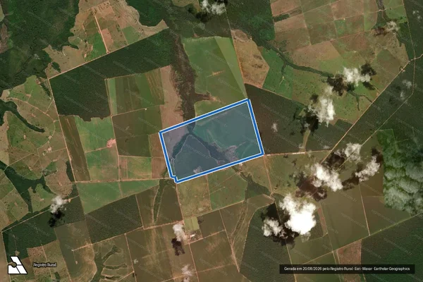 Imagem de satélite de Fazenda Naviray II - Parte 1 em São José do Rio Claro - MT