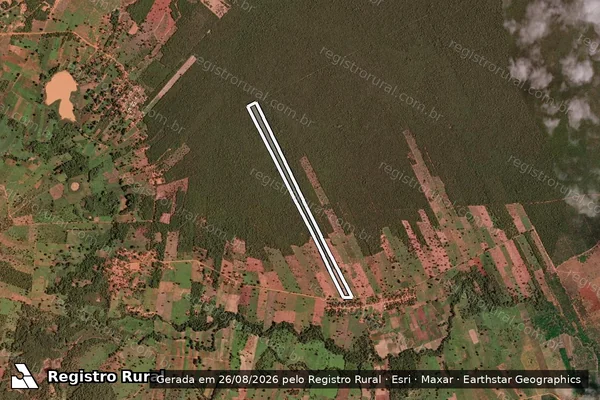 Imagem de satélite de PARA TERRA I, FAZENDA ESPIRITO SANTO - Parcela 7 em Varzelândia - MG