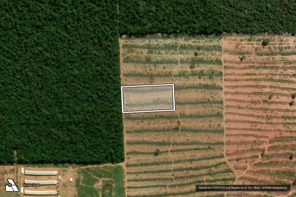 Imagem de satélite de Fazenda Aragarças VIII - Lote 11 em Tapurah - MT