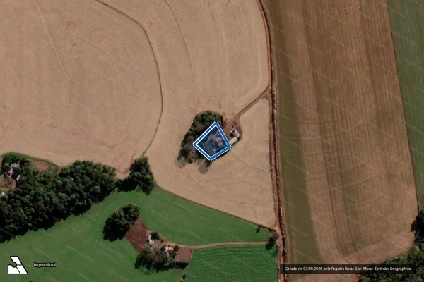 Imagem de satélite de Área de posse - ÁREA DE POSSE em Coronel Bicaco - RS