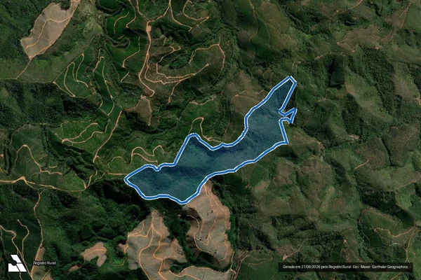Imagem de satélite de Córrego do Timirim - GLEBA 01 em Coronel Fabriciano - MG